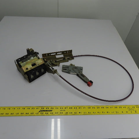 Square D FAL34080 80A Circuit Breaker 480V W/ Type CFA50 Handle Mechanism
