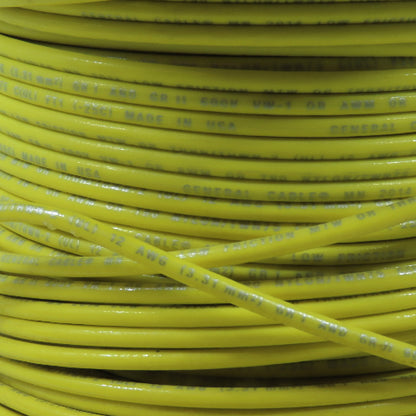General Cable 12 AWG THHN THWN-2 Stranded Machine Tool Wire Yellow Spool