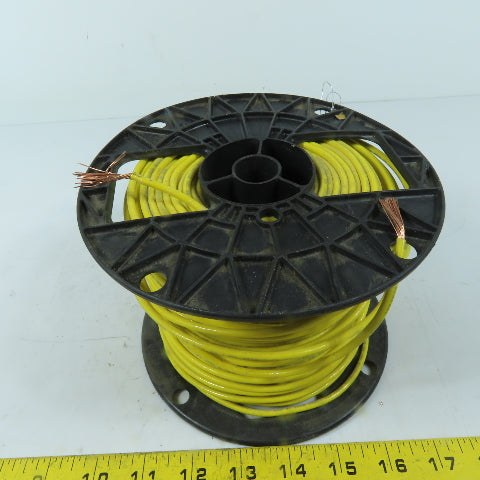 General Cable 12 AWG THHN THWN-2 Stranded Machine Tool Wire Yellow Spool