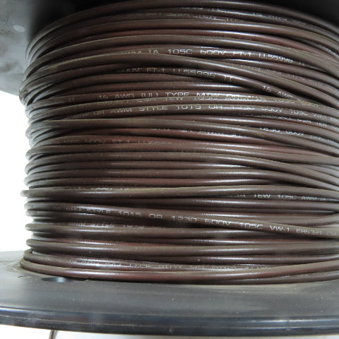 16 AWG MTW TEW Stranded Machine Tool Wire Brown 440'
