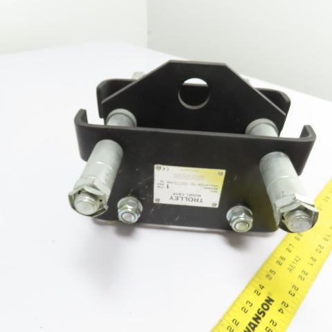 CM CBTP 1 Ton Ball Bearing Hoist Trolley 1000kg Capacity 3" To 8" Flange
