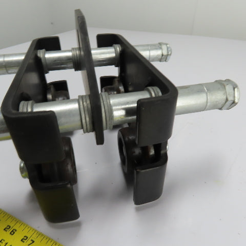 CM CBTP 1 Ton Ball Bearing Hoist Trolley 1000kg Capacity 3" To 8" Flange