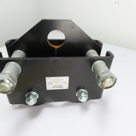 CM CBTP 3 Ton 6000LB Push Ball Bearing Hoist Trolley 3" To 7" Flange