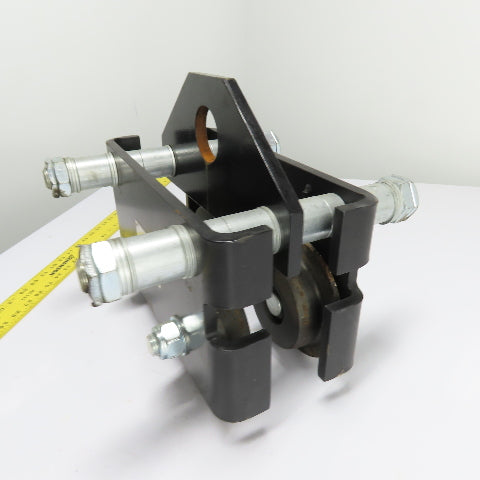 CM CBTP 3 Ton 6000LB Push Ball Bearing Hoist Trolley 3" To 7" Flange