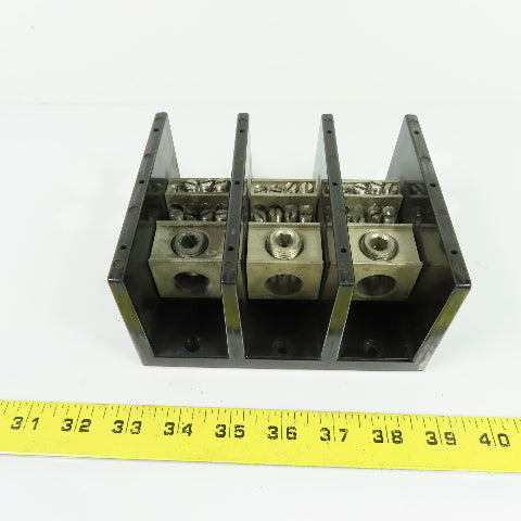Marathon Special Products 1443560 3 Pole Power Terminal Block 600V 335A 400 MCM