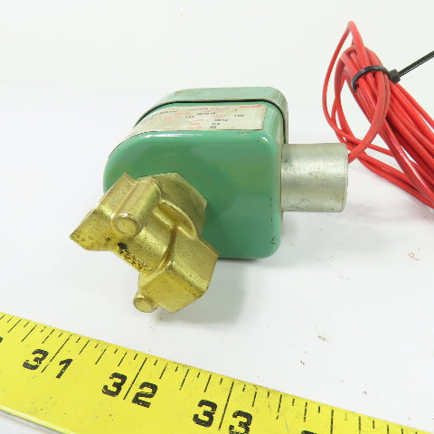 ASCO TX8262B20805704 Red-Hat Solenoid Valve 1/4" 120V 150 PSI Brass