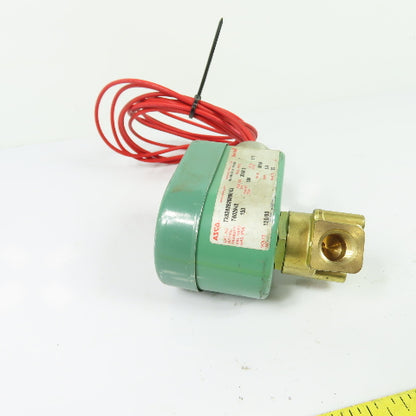 ASCO TX8262B20805704 Red-Hat Solenoid Valve 1/4" 120V 150 PSI Brass
