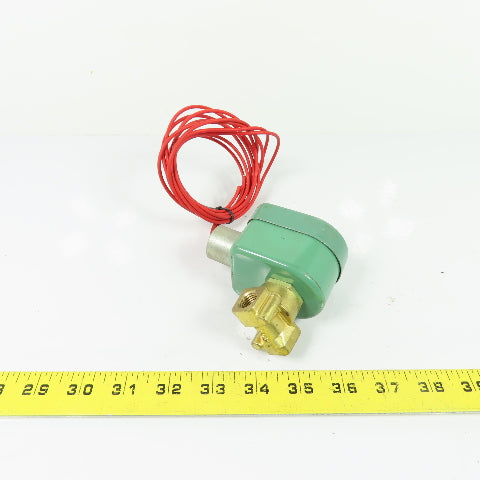 ASCO TX8262B20805704 Red-Hat Solenoid Valve 1/4" 120V 150 PSI Brass