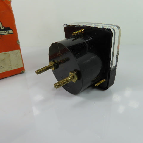 Simpson 18106 1252 0-5 AC Amperes Analog Panel Meter