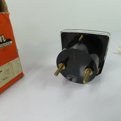 Simpson 18106 1252 0-5 AC Amperes Analog Panel Meter