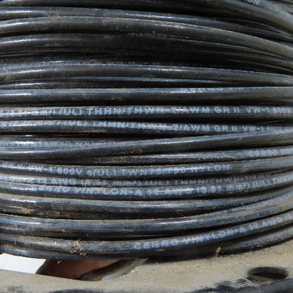 Cerro Vinylon-A 12 AWG THHN THWN-2 MTW Stranded Machine Tool Wire Black 350'