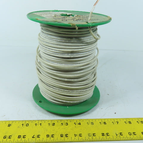 General Cable 10 AWG THHN THWN-2 Solid Electrical Wire White 340'