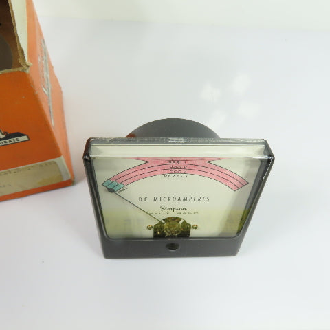 Simpson 4358 Model 1327 Taut Band DC Microamps NEW
