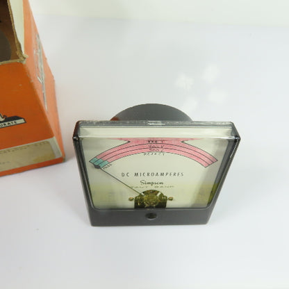 Simpson 4358 Model 1327 Taut Band DC Microamps NEW