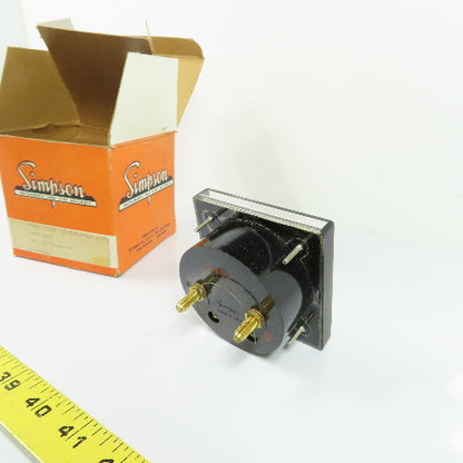 Simpson 4358 Model 1327 Taut Band DC Microamps NEW