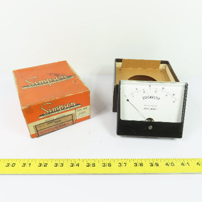 Simpson Burgmaster Feed Rate Indicator 0-45 Inches/Minute 15uA