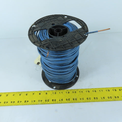 Encore Wire Corp 10AWG THHN Blue Solid Copper Electrical Wire 600V 400'