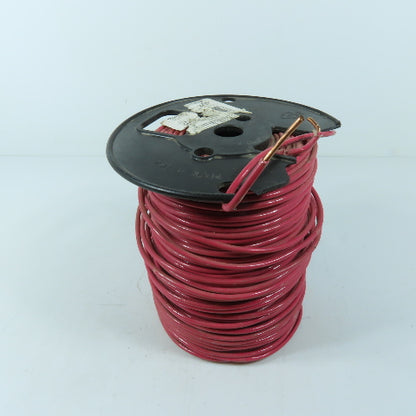 Cerro Wire 10AWG THHN Red Solid Copper Electrical Wire 600V Broken Spool 320'