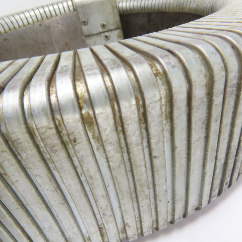 4" x 2" Flexible Stainless Steel Feed Thru Cable Carrier Energy Chain 4' 9" Long