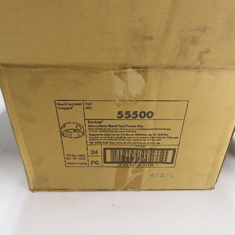 Pass & Seymour 55500 Heavy Duty Metal Fan Fixture Box New Lot Of 24