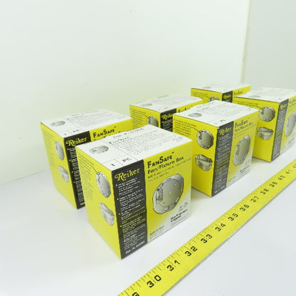 Pass & Seymour 55500 Heavy Duty Metal Fan Fixture Box New Lot Of 6