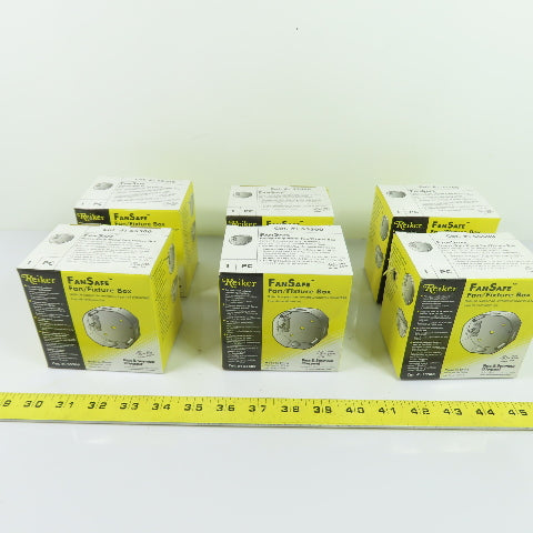 Pass & Seymour 55500 Heavy Duty Metal Fan Fixture Box New Lot Of 6