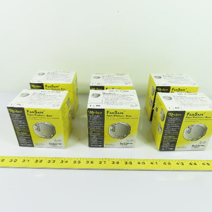 Pass & Seymour 55500 Heavy Duty Metal Fan Fixture Box New Lot Of 6