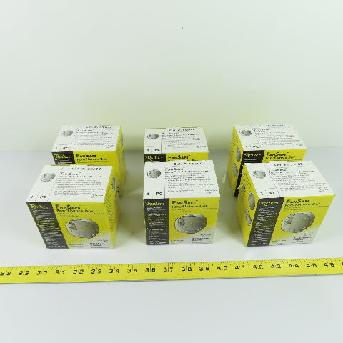 Pass & Seymour 55500 Heavy Duty Metal Fan Fixture Box New Lot Of 6