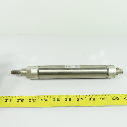 SMC NCMC125-0500C 1-1/4" Bore 5" Stroke Pneumatic Air Cylinder 250 PSI