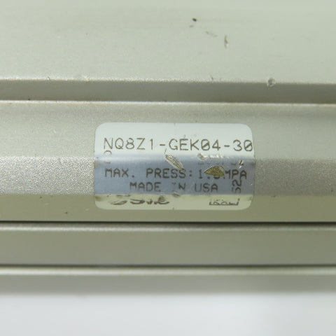 SMC NQ8Z1-GEK04-30 Compact Air Cylinder 1.3 MPa Max Pressure 3" Stroke