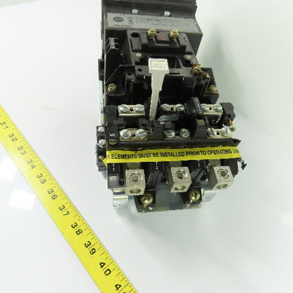 Allen-Bradley 509-DOD 90A Size 3 Magnetic Motor Starter 120V Coil (See Photos)