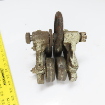 Anchor Conveyor No. 44 Manual Push/Pull Beam Hoist Trolley 1000lb Capacity