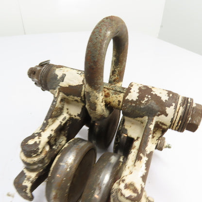 Jervis B Webb Overhead Manual Trolley 1/2 Ton Capacity 2-1/2" To 3-1/2"