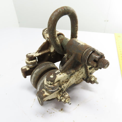 Jervis B Webb Overhead Manual Trolley 1/2 Ton Capacity 2-1/2" To 3-1/2"