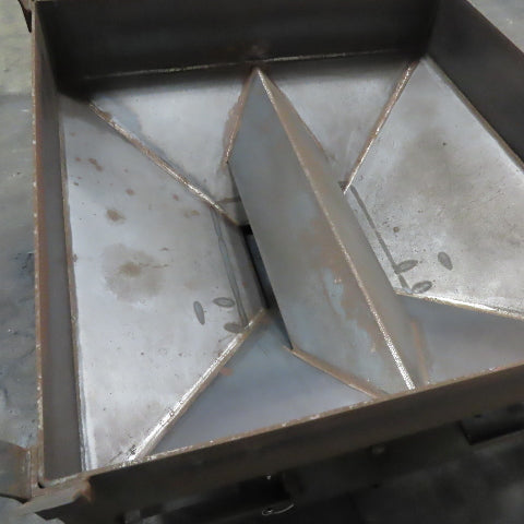 Stackable Custom Steel Bulk Dry Material Mobil Hopper W/ Manual Dump Gate