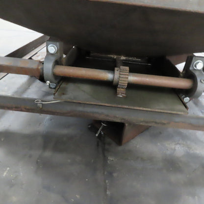 Stackable Custom Steel Bulk Dry Material Mobil Hopper W/ Manual Dump Gate