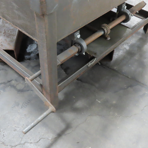 Stackable Custom Steel Bulk Dry Material Mobil Hopper W/ Manual Dump Gate