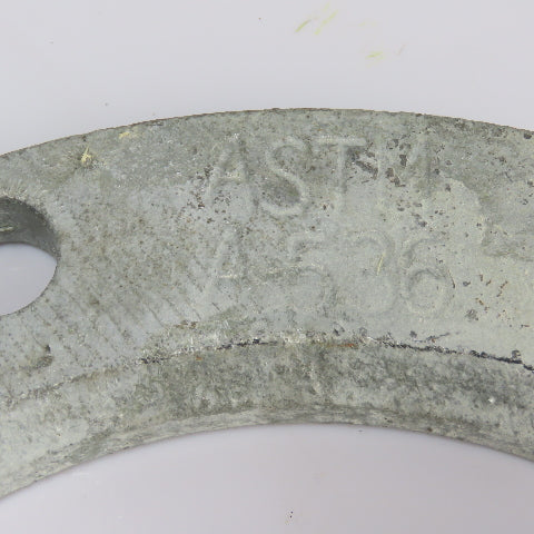ASTM A536 8-7/8" Bore Cast Iron Ductile Iron Backup Flanges 13-3/8" OD Lot Of 2