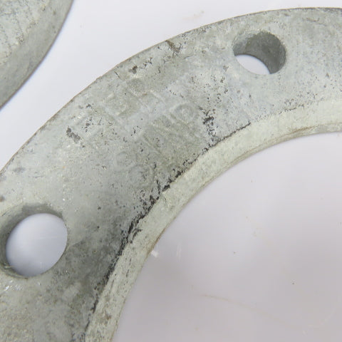 ASTM A536 8-7/8" Bore Cast Iron Ductile Iron Backup Flanges 13-3/8" OD Lot Of 2