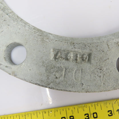 ASTM A536 8-7/8" Bore Cast Iron Ductile Iron Backup Flanges 13-3/8" OD Lot Of 2