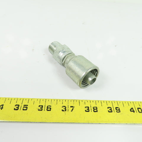 Gates 625105-0808 8G-8MPX Hydraulic Hose Fitting 1/2-14 NPT