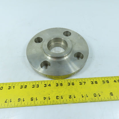 Viraj 1-1/2" Raised Face Stainless Steel Socket Weld Flange SWRF 300#