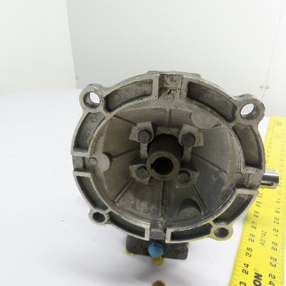 Worm Gear Speed Reducer 30:1 Ratio 5/8" Input 7/8" Output Shaft