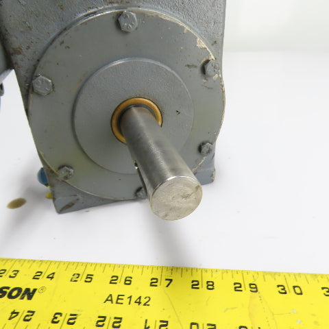 Worm Gear Speed Reducer 30:1 Ratio 5/8" Input 7/8" Output Shaft