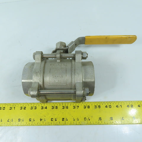 Merit KSWV310FP-32 2" Stainless Steel Socket Weld Ball Valve 1000WOG CF8M