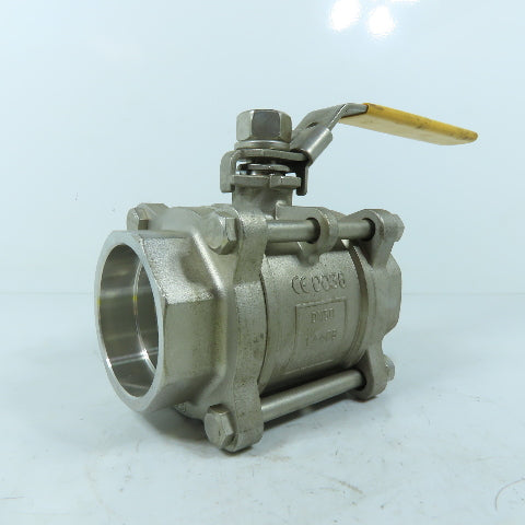 Merit KSWV310FP-32 2" Stainless Steel Socket Weld Ball Valve 1000WOG CF8M
