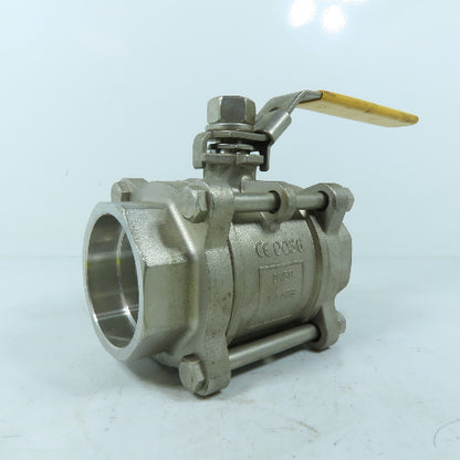 Merit KSWV310FP-32 2" Stainless Steel Socket Weld Ball Valve 1000WOG CF8M