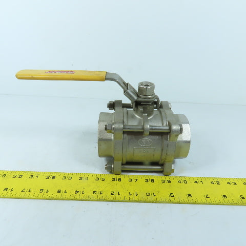 Merit KSWV310FP-32 2" Stainless Steel Socket Weld Ball Valve 1000WOG CF8M