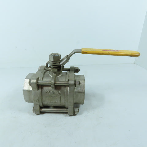 Merit KSWV310FP-32 2" Stainless Steel Socket Weld Ball Valve 1000WOG CF8M