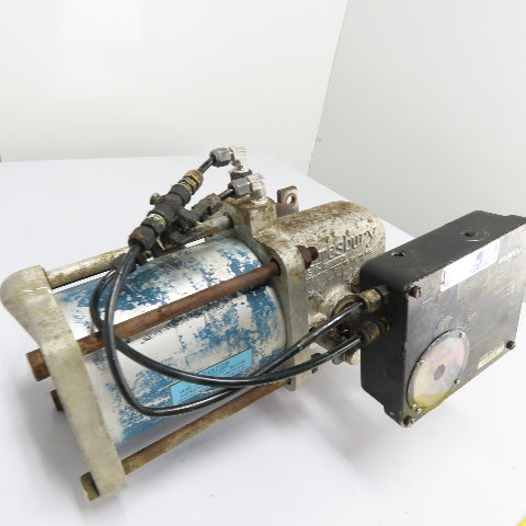 Jamesbury ST-200B Pneumatic Actuator 150 PSI Max W/ PMV P-1500 Valve Positioner